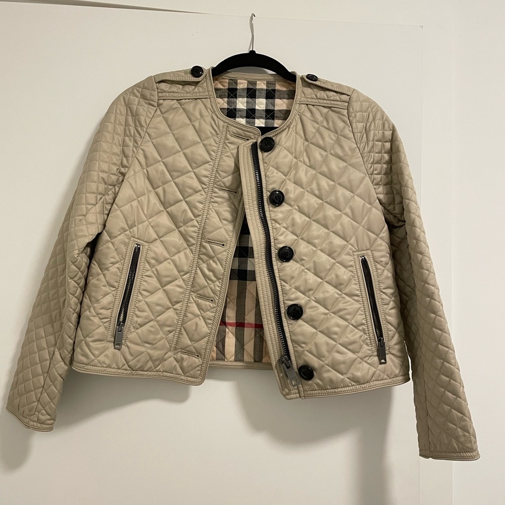 Burberry quilted jacket